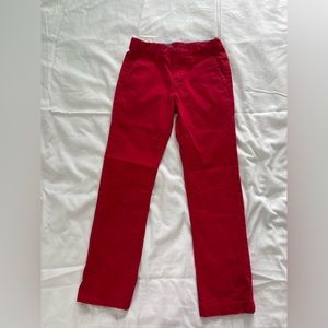 Gap Red Skinny Fit Chino Pants. Boys size 10-11.  EUC.